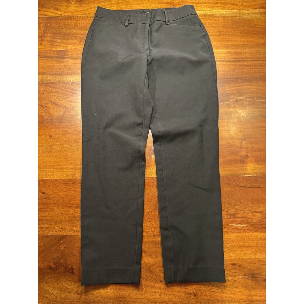 White House Black Market Slim Ankle Pants Black Size 2 Comfort Career Office